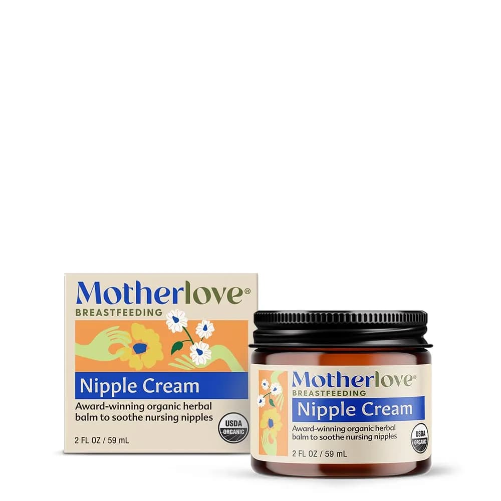 Motherlove Organic Nipple Cream 29.57ml (1 Fl Oz) | Lanolin-Free & Unscented for Breastfeeding & Pumping Moms — Nipple Cream
