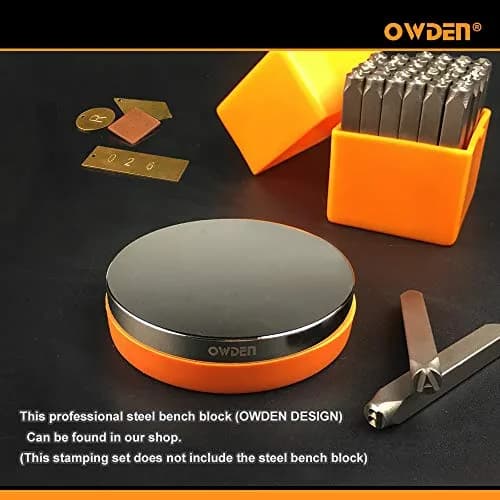 OWDEN Professional 36Pcs Steel Metal Stamping Tool Set, 3mm (1/8") | Alloy Steel for Jewelry Craft thumbnail 7