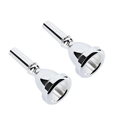 EASTROCK Standard Tuba Mouthpiece Size 22 Silver Plated | Vacuum Packed Copper Brass Instrument thumbnail 3