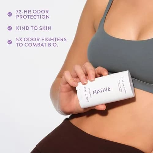 Native Natural Deodorant Lilac & White Tea 75.7ml (2.65oz) | 72-Hour Odor Protection thumbnail 7
