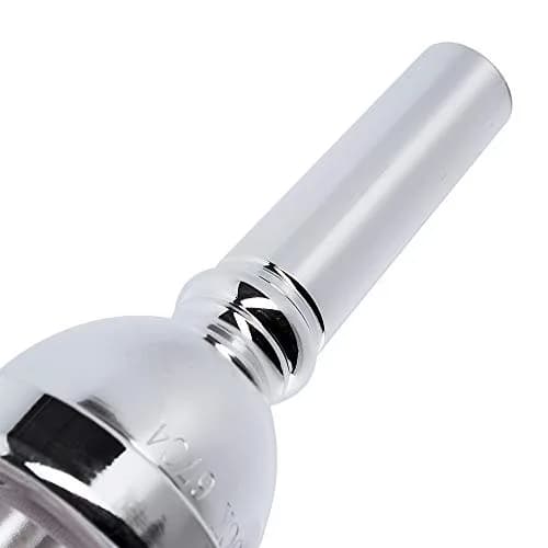 EASTROCK Standard Tuba Mouthpiece Silver Plated Size U | Rich and Elegant Sounds for Tuba Players thumbnail 2