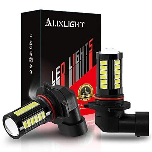AUXLIGHT 9006 HB4 9006LL 9006XS LED Fog Light Bulbs 6000K Xenon White | Super Bright 2800 Lumens, 33-SMD Chips, Waterproof IP67 thumbnail 1