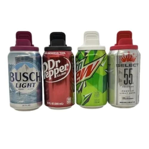 Beverage Buddee Can Cover 4 Pack Assorted Colors | Spill-Proof Dust & Dirt Barrier thumbnail 4