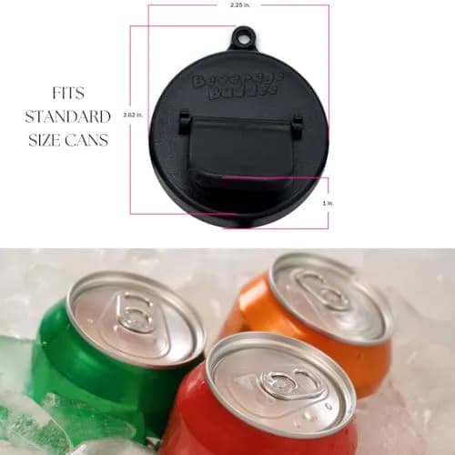 Beverage Buddee Can Cover 4 Pack Assorted Colors | Spill-Proof Dust & Dirt Barrier thumbnail 2