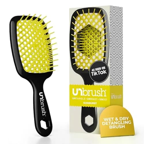 FHI Heat UNbrush Detangling Brush for Wet & Dry Hair | Anti-Static, Vented Cushion, Lightweight, All Hair Types thumbnail 1