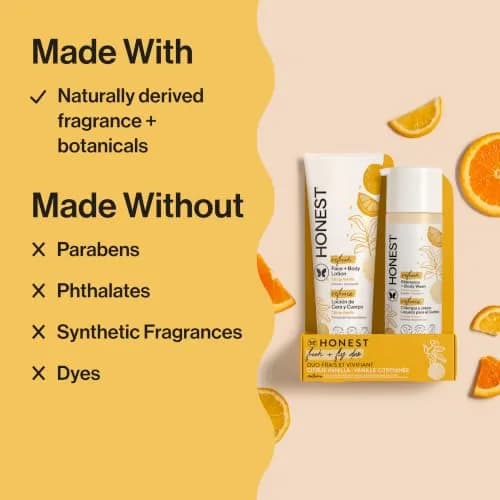 The Honest Company Shampoo Body Wash & Lotion, Citrus Vanilla Refresh | Gentle, Tear-Free, Hypoallergenic thumbnail 5