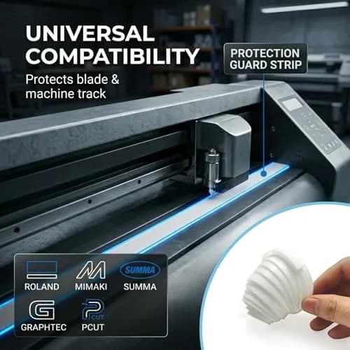 TUONAI Vinyl Protection Guard Strip for Cutter Plotters 4mm | Extra Long Lifespan & High Quality thumbnail 6