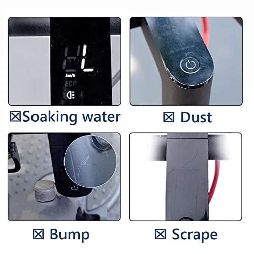 MORICHS Waterproof Dashboard Cover Shell for Segway Ninebot MAX Electric Scooter | Silicone Protective Case thumbnail 5