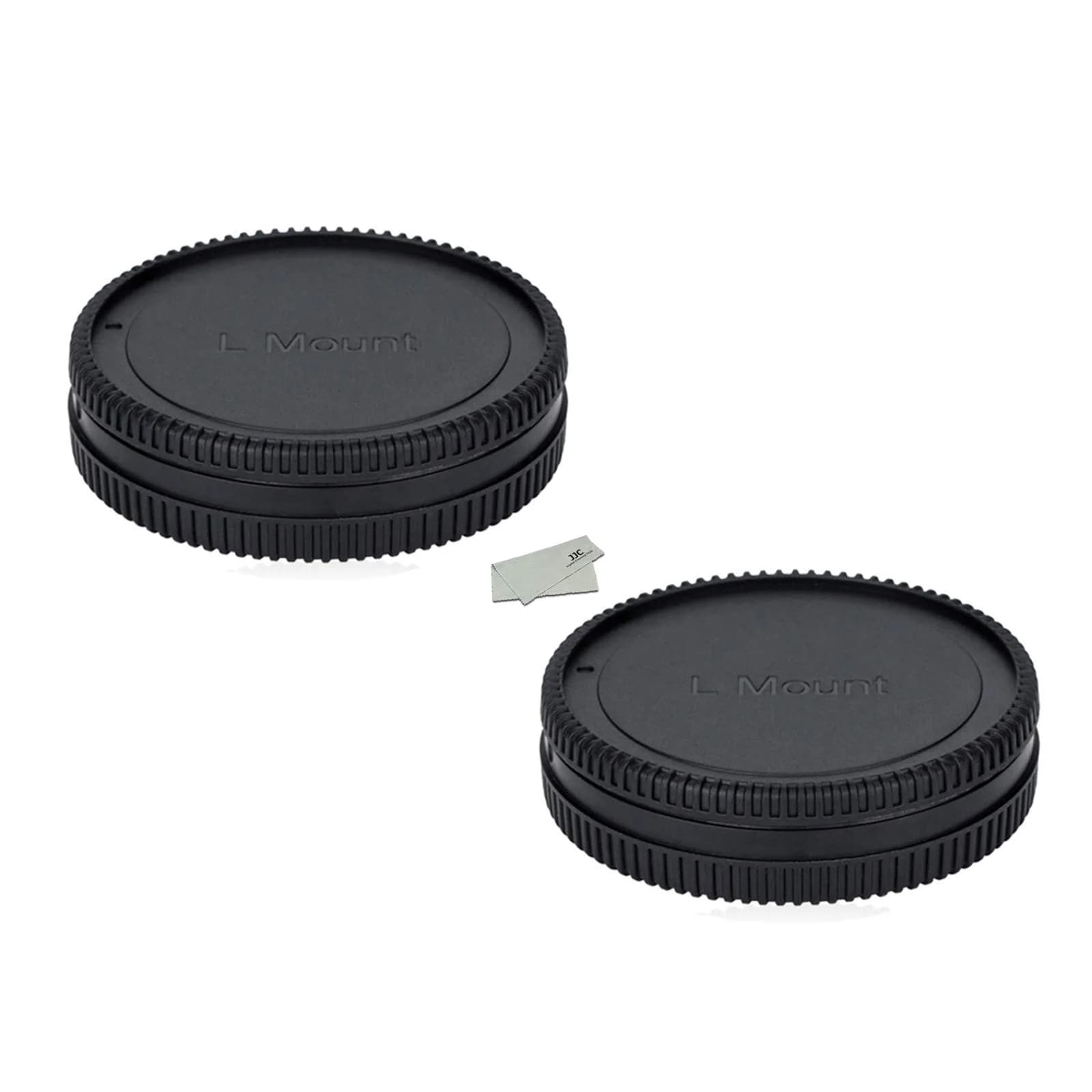 JJC L Mount Body Cap and Rear Lens Cap Kit 2-Pack | Protects Sensor & Lens from Dust, Moisture - main product image