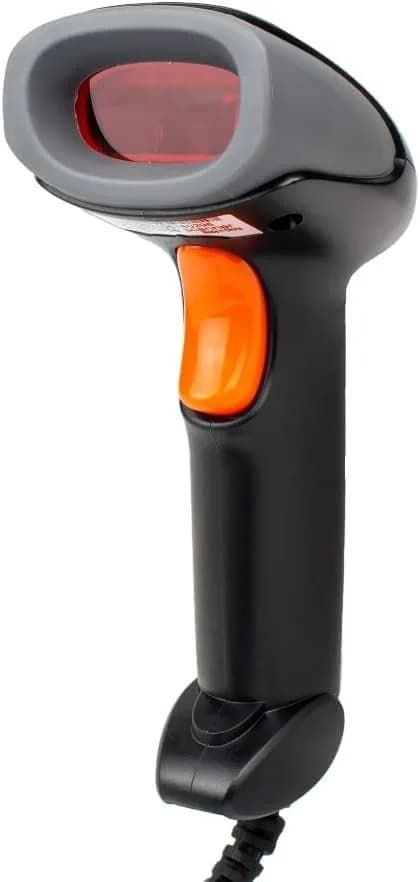 Yanzeo Wired USB CCD Handheld Barcode Scanner L1100 Black | 200 Scans/Sec thumbnail 2
