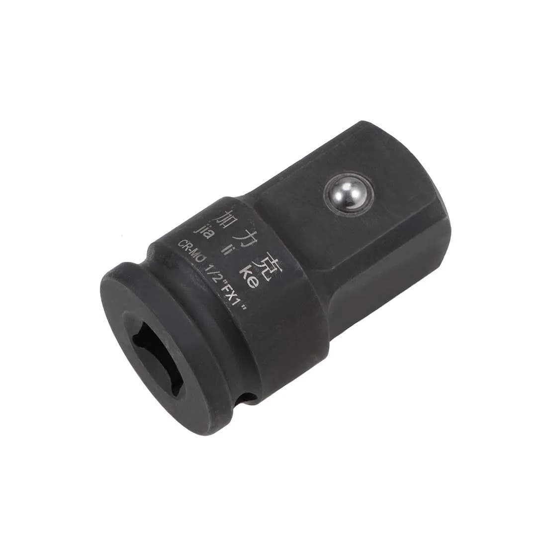 uxcell Impact Socket Adapter 1/2" F to 1" M | Chrome-Moly Steel, Impact-Resistant - main product image