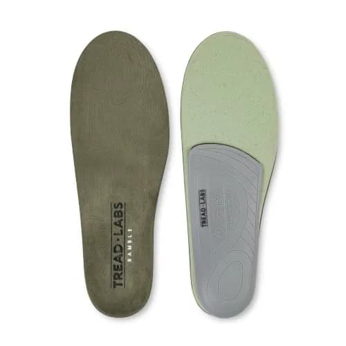 Tread Labs Ramble Insoles for Flat Feet & High Arches | Firm, Medical-Grade Arch Support (Women's 14-14.5 US / Men's 13-13.5 US, Green) thumbnail 6