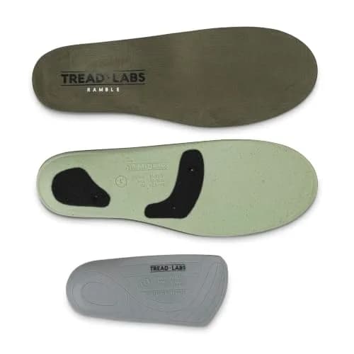 Tread Labs Ramble Insoles for Flat Feet & High Arches | Firm, Medical-Grade Arch Support (Women's 14-14.5 US / Men's 13-13.5 US, Green) thumbnail 2