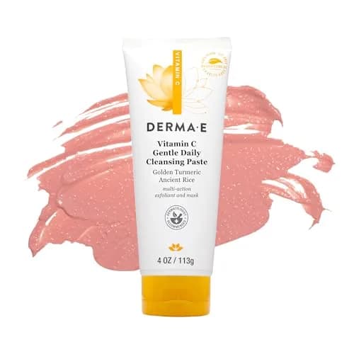 Derma E Vitamin C Gentle Daily Cleansing Paste, 4 Oz | Brightening & Clarifying Face Mask & Wash thumbnail 7