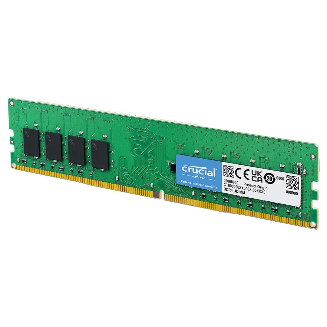 Crucial 32GB DDR4 RAM 3200MHz (PC4-25600) UDIMM 288-Pin | Downclockable to 2933/2666MHz