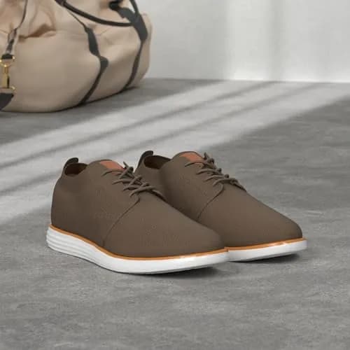 Bruno Marc Men's KnitFlex Breeze Casual Dress Sneakers Light/Brown 6.5 | Breathable Comfort for Men thumbnail 5