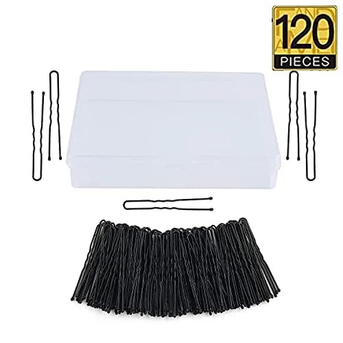 TAPBULL U Shaped Hair Pins 120 Count (6.8 cm / 2.68 in) | Secure Hold for Bridal & Wedding Styles thumbnail 3