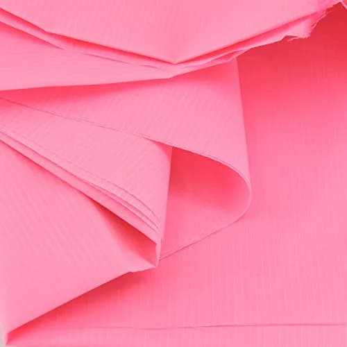 Rose Flavor Pink 1.7oz Nylon Ribstop Waterproof Fabric 1 Yard (46cm x 91cm) | Durable & Tear-Resistant for Crafts thumbnail 1