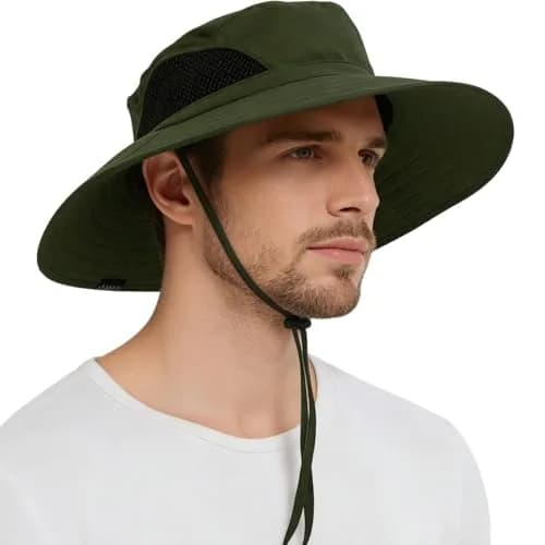 EINSKEY Wide Brim Sun Hat, UPF 50+ UV Protection Waterproof Packable Bucket Hat for Men & Women thumbnail 1