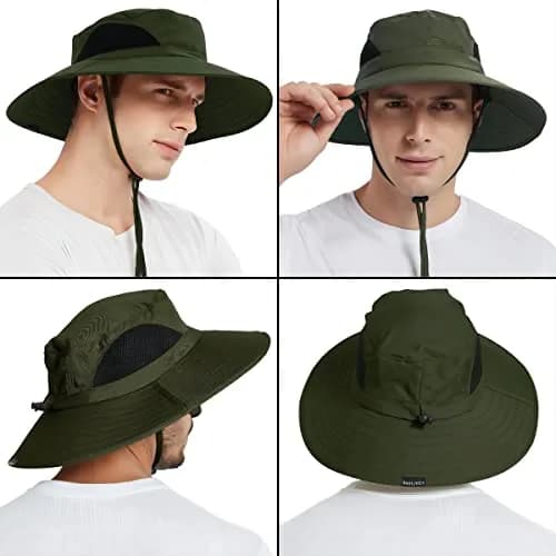 EINSKEY Wide Brim Sun Hat, UPF 50+ UV Protection Waterproof Packable Bucket Hat for Men & Women thumbnail 7