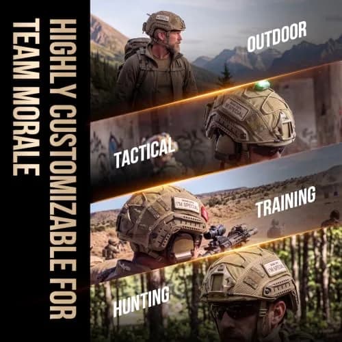 ONETIGRIS Helmet Cover, Tactical Fast Cover Cloth for PJ Helmet, Size M/L | Multicam Nylon, Lightweight & Water-Resistant thumbnail 7