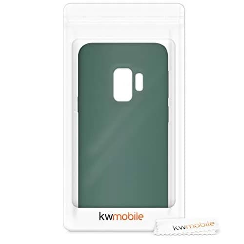 kwmobile Forest Green TPU Silicone Case Compatible with Samsung Galaxy S9 | Soft Finish, Non-Slip Grip thumbnail 7