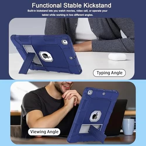 rantice iPad 9th/8th/7th Gen Case | Shockproof Rugged Drop Protection with Kickstand (10.2") thumbnail 6