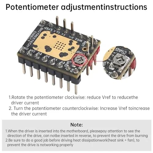 BIGTREETECH TMC2209 V1.3 UART Stepper Motor Driver Module | 256 Microsteps, Sensorless Homing thumbnail 6