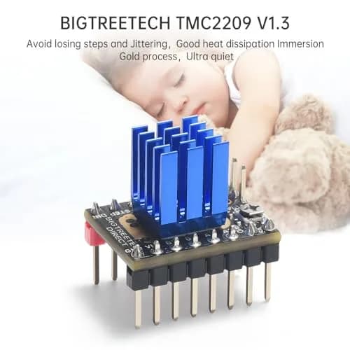 BIGTREETECH TMC2209 V1.3 UART Stepper Motor Driver Module | 256 Microsteps, Sensorless Homing thumbnail 2