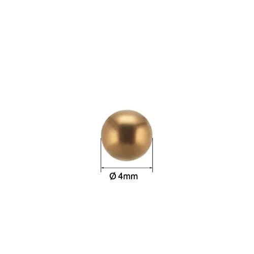 uxcell 4mm Precision Solid Brass Bearing Balls 100pcs | Corrosion-Resistant & High Precision (70-120c) thumbnail 2