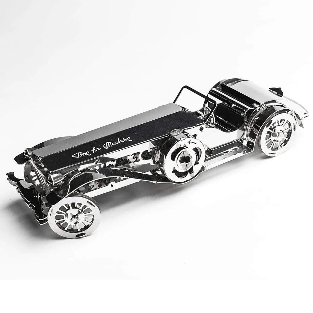 Time for Machine Glorious Cabrio Metal Model Car Kit 174mm | Moving Wind-Up Mechanism - main product image