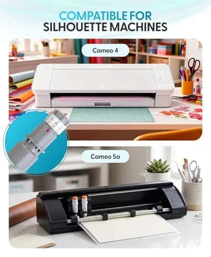 Silhouette 3mm Kraft Blade (Type C) 2-Pack | Cuts Chipboard, Leather, Foam - Cameo 4 Compatible thumbnail 5