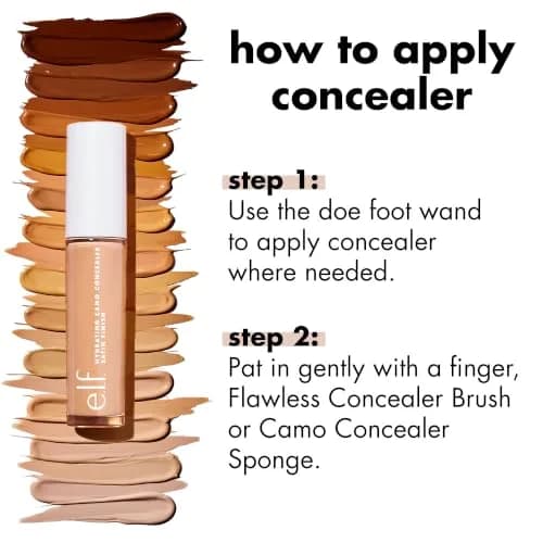 e.l.f. Hydrating Camo Concealer Full Coverage 0.2 Fl Oz | Hydrates & Covers Imperfections thumbnail 5