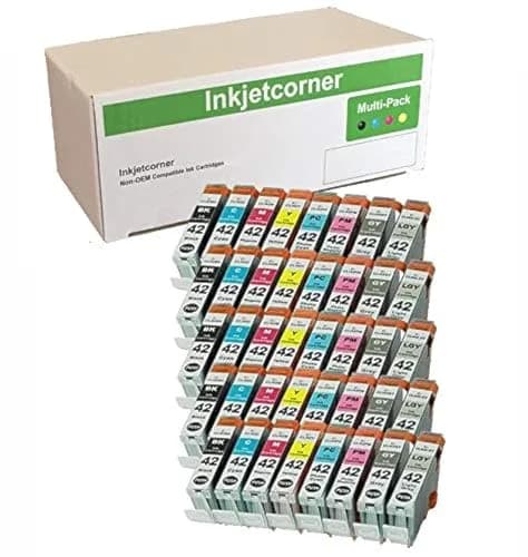 Inkjetcorner Compatible CLI-42 Ink Cartridges for Pro-100 | 40-Pack, OEM Standard thumbnail 1