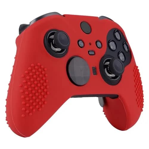 eXtremeRate PlayVital Red Anti-Slip Silicone Cover for Xbox Elite Series 2 | Controller Protective Case with Thumb Caps thumbnail 4