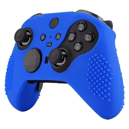 eXtremeRate PlayVital Blue Anti-Slip Silicone Cover for Xbox Elite Series 2 | Controller Protective Case with Thumb Caps thumbnail 4