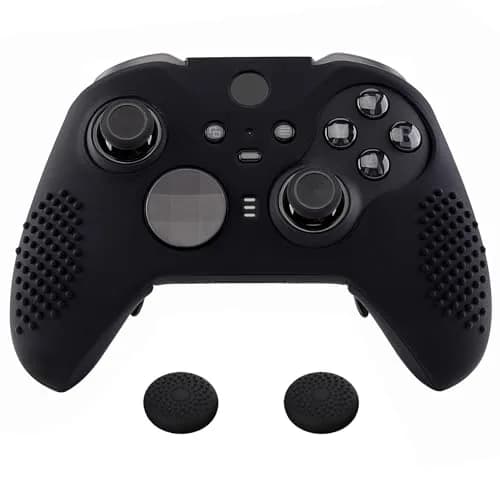 eXtremeRate PlayVital Black Controller Cover for Xbox Series 2 | Anti-Slip Silicone Skin thumbnail 1