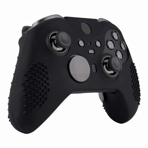 eXtremeRate PlayVital Black Controller Cover for Xbox Series 2 | Anti-Slip Silicone Skin thumbnail 6