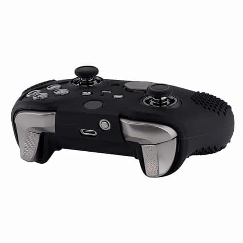 eXtremeRate PlayVital Black Controller Cover for Xbox Series 2 | Anti-Slip Silicone Skin thumbnail 8