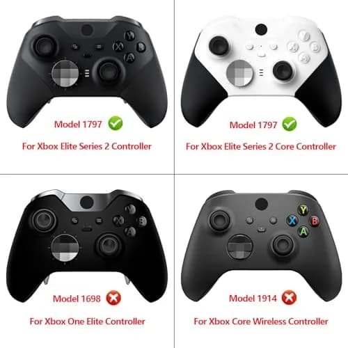 eXtremeRate PlayVital Black Controller Cover for Xbox Series 2 | Anti-Slip Silicone Skin thumbnail 2