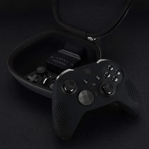 eXtremeRate PlayVital Black Controller Cover for Xbox Series 2 | Anti-Slip Silicone Skin thumbnail 3