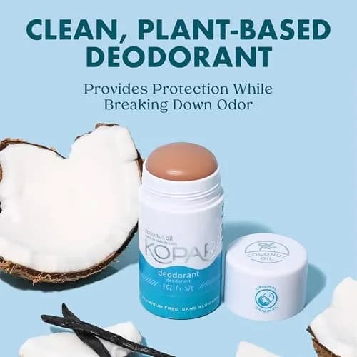Kopari Aluminum Free Coconut Deodorant, Plant-Based Formula, 2 Ounce (59ml) | Beach Scent Odor Protection thumbnail 2