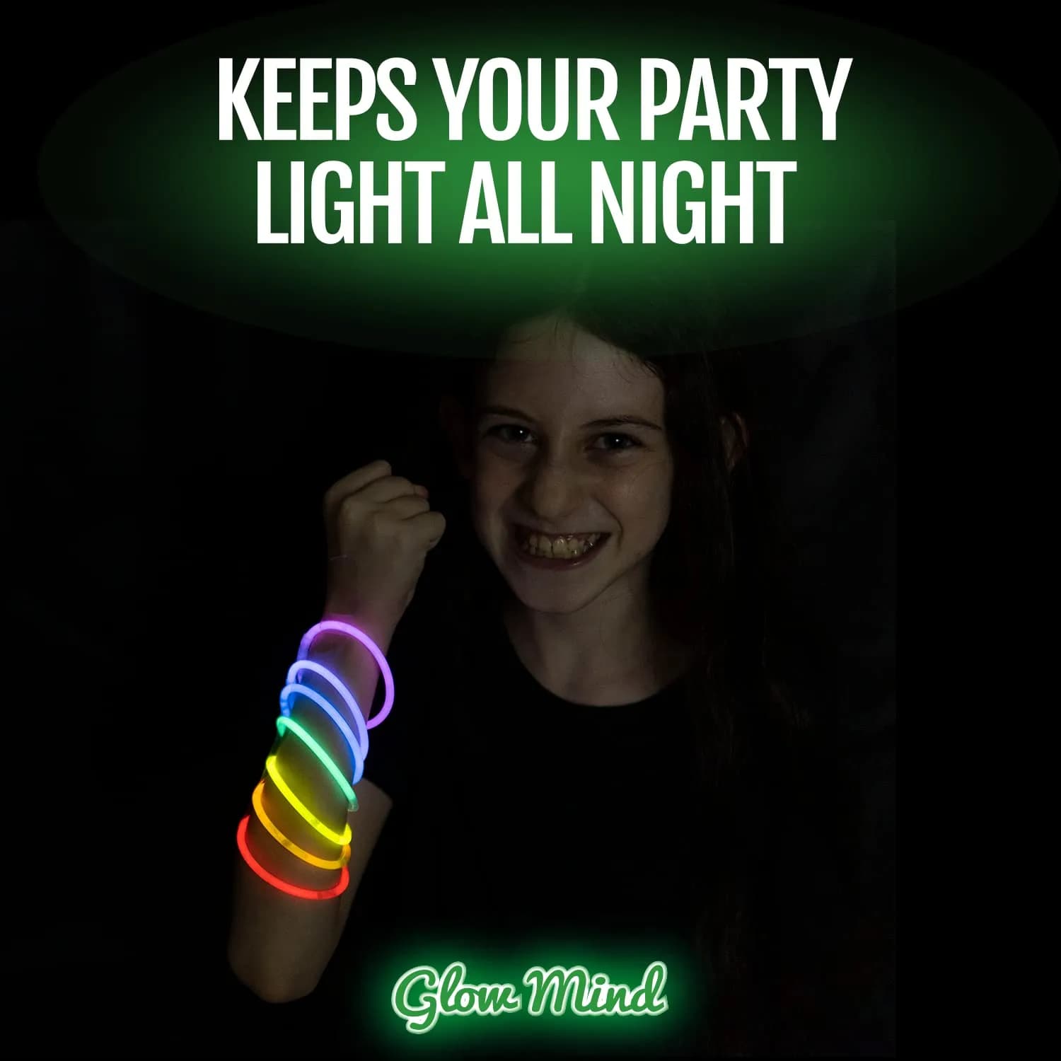 Glow Mind 500 Ultra Bright Glow Sticks Bulk Party Pack, Multi Color (500 Count) thumbnail 4