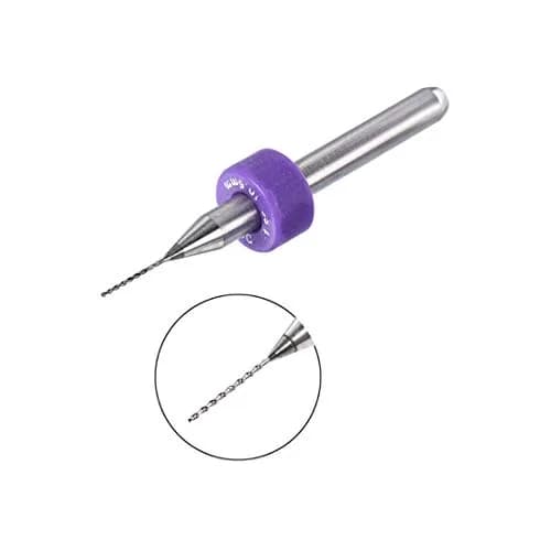 uxcell 0.4mm Tungsten Carbide PCB Drill Bits 3mm (1/8") Shank, 38mm Length | 10 Pcs Set for Electronics & Woodworking thumbnail 4