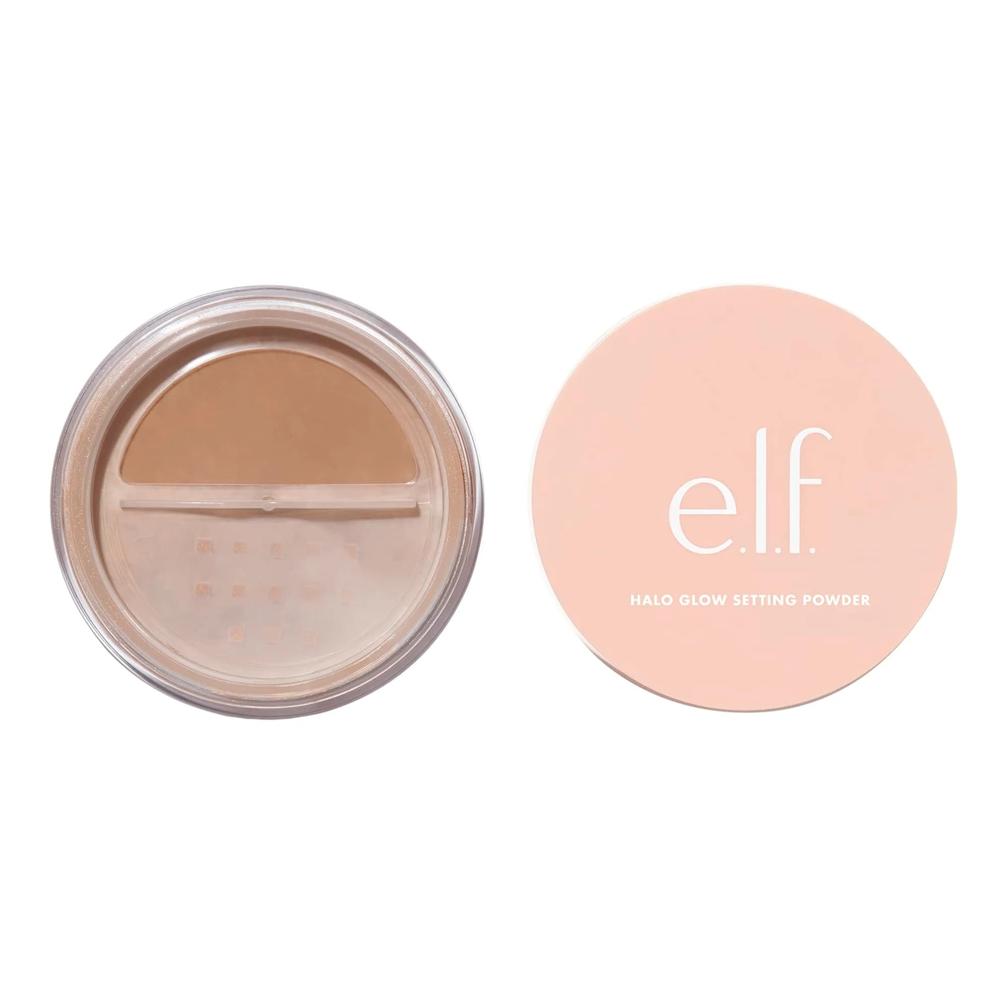 e.l.f. Halo Glow Soft Focus Setting Powder Medium | Vegan & Cruelty-Free Glow, Blurs Lines — Deep / 0.