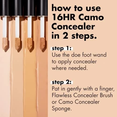 e.l.f. 16HR Camo Concealer Deep Chestnut | Full Coverage, Matte Finish, Hydrating Formula thumbnail 5
