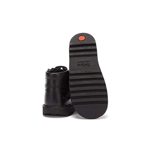 Kickers Kick Hi Zip I Black Leather 9 US Infant | Classic Leather Boot for Little Feet thumbnail 6