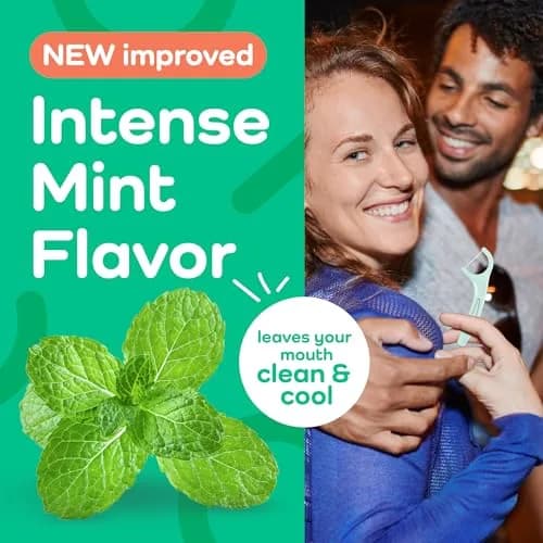 Plackers Micro Line Floss Picks, Intense Mint, 150 Count | PTFE-Free, Strong & Refreshing thumbnail 4