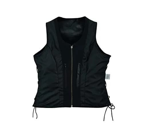 Leatherick Women Top Grain Buffalo Leather Vest for Motorcycle Bikers | Heavy-Duty & Adjustable (70-120c) thumbnail 5