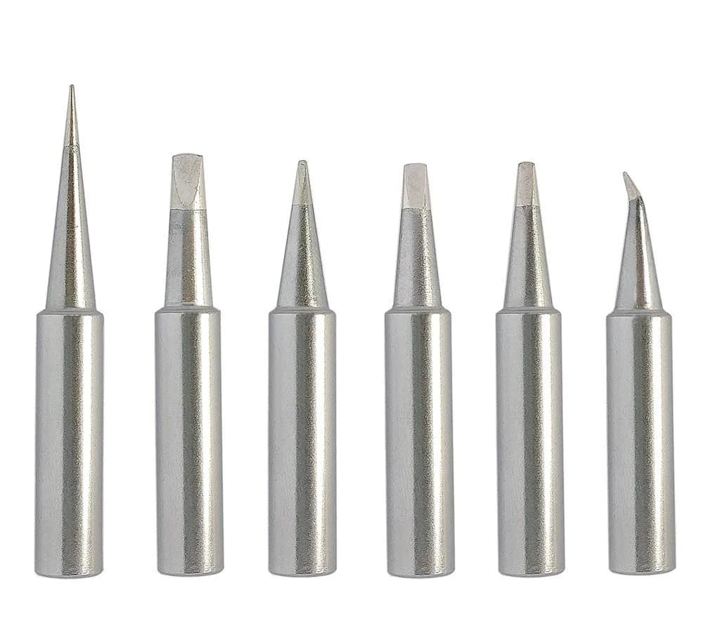 ShineNow T18 Soldering Iron Tips 6pcs Combo Set | Hakko FX-888D FX-888 FX8801 FX-600 Compatible - main product image